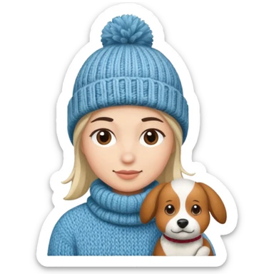 Winter Beanie Pet sticker