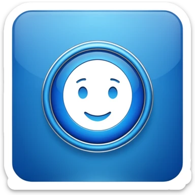 Create a blue verify badge for me sticker
