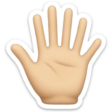 saludo de manos sticker