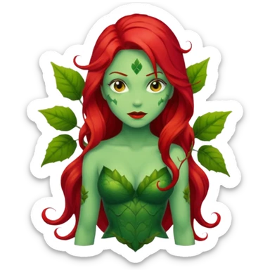 poison ivy standing sticker