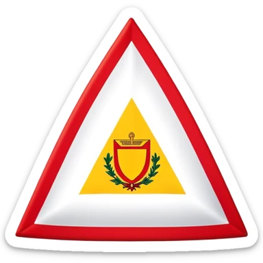 Sicilian flag sticker