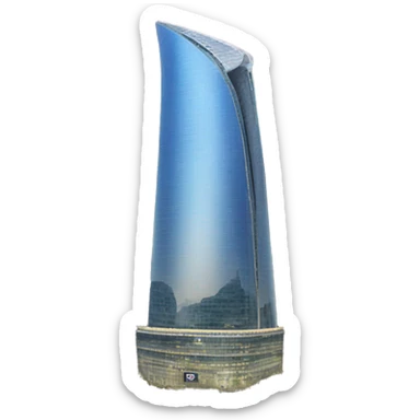 Fame towers from Baku sticker