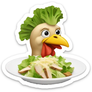 Chicken Cesar salad  sticker
