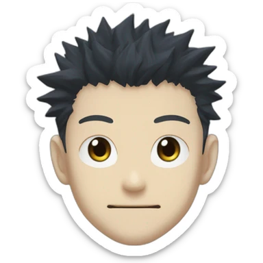 Yuji itadori jujutsu kaisen sticker