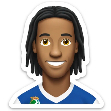 Ronaldinho Brazilian soccer player sticker