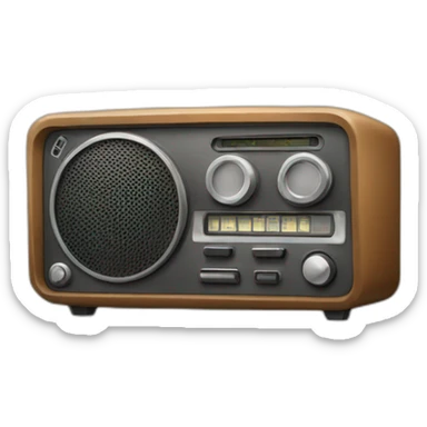 radio set sticker