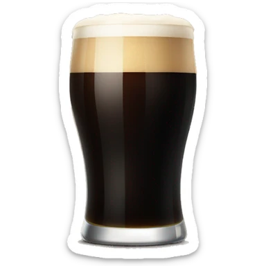 Pint of Guiness sticker