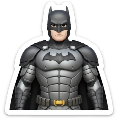 caucasian batman full body armour sticker