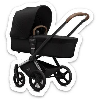 Black stroller Cybex priam 4 sticker