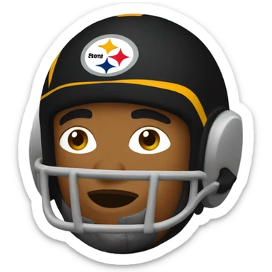 Steeler fan sticker