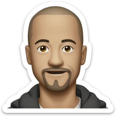 smiling American history x sticker