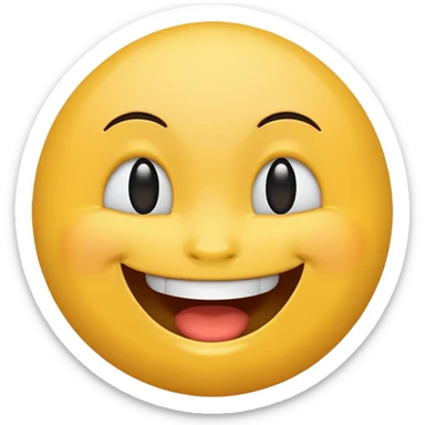 Grinning face emoji: Meaning & Usage sticker