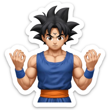 Son goku ultra insinct sticker
