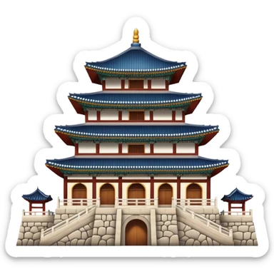 South Korea 
Gyeongbokgung Palace castle sticker