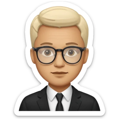 Designer website guy with professional dp sticker