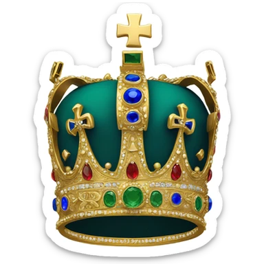 Crown of Charlemagne Holy Roman Empire sticker