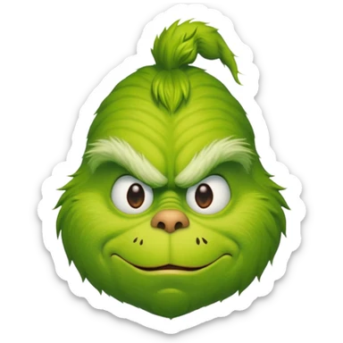 grinch sticker