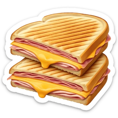 panini with ham and cheese sticker
