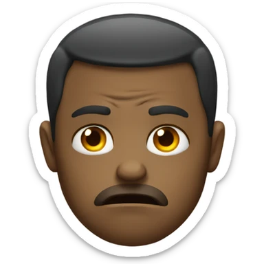 Very very very sad and also angry sticker