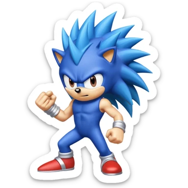 Speed o sound sonic sticker