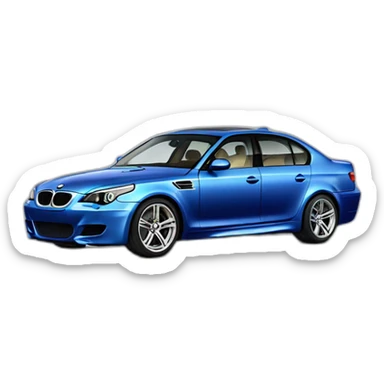 BMW m5 E60 v10 sticker