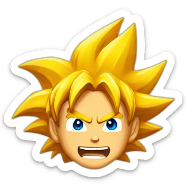 goku super saiyan sticker