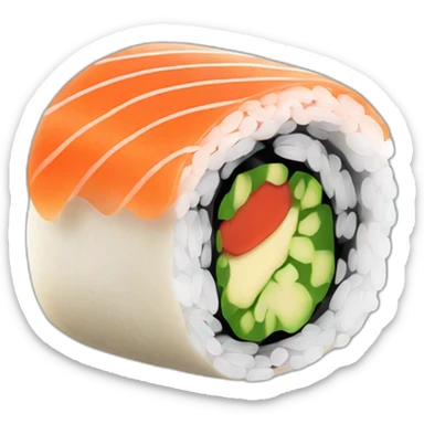 perfect sushi roll sticker