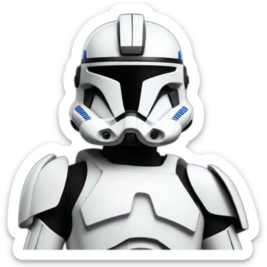Clone trooper from star Wars sticker