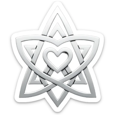 A heartagram sticker
