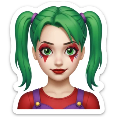 harley quinn and joker sticker