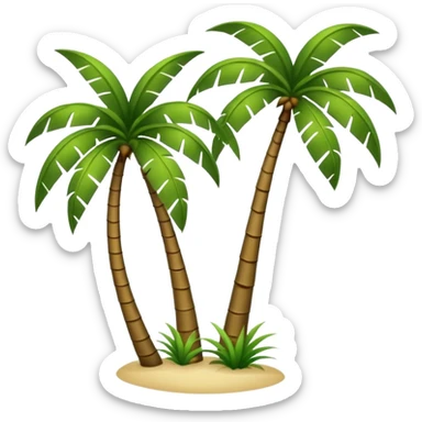 florida plam trees sticker