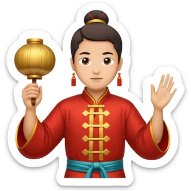 Chinese gong shou li sticker