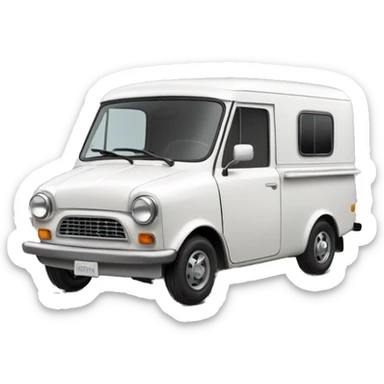 Toyota 86 1973 mini food truck  sticker