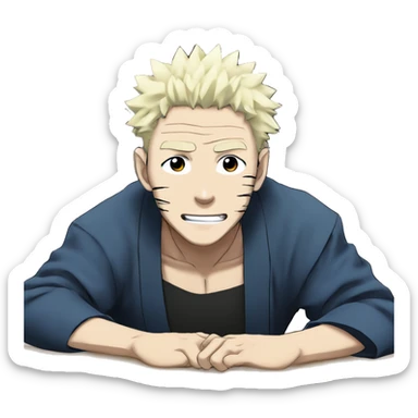 jujutsu kaisen anime gojo sticker