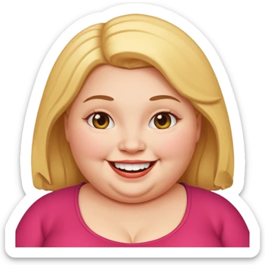 Fat women sticker