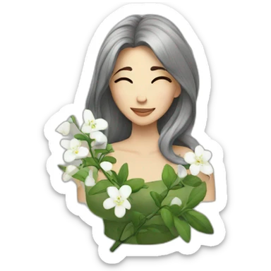 Night Jasmine sticker