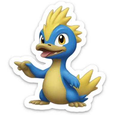 Golduck sticker