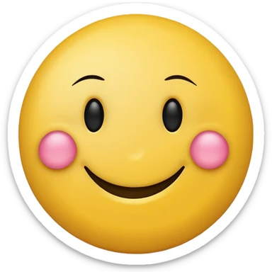 Smiley face making a peace sign sticker