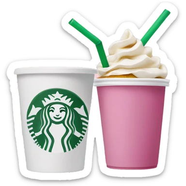 Pink Starbucks  sticker