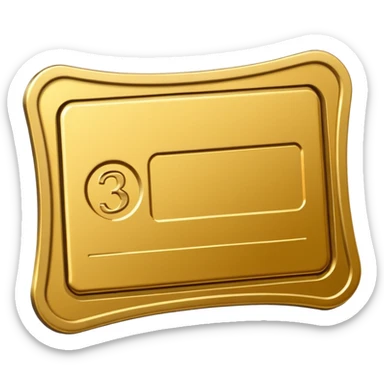 golden ticket sticker
