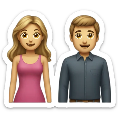 Homme et une Femme sticker