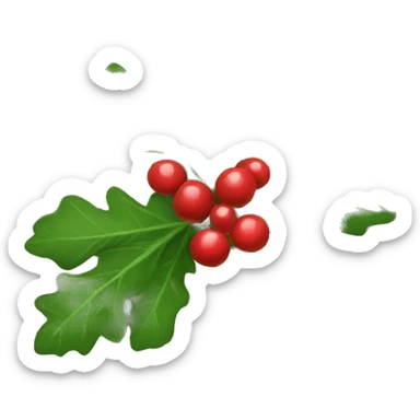 Mistletoe sticker