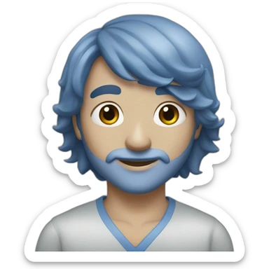 Léviathan bleue sticker