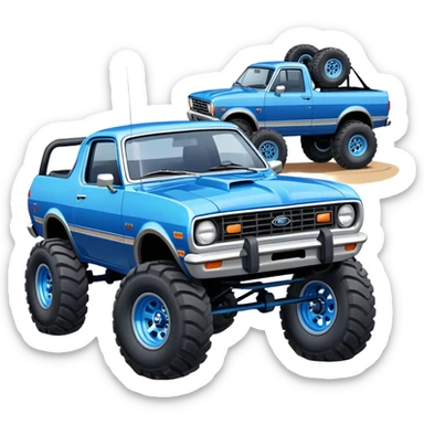 Ford Maverick truck sticker