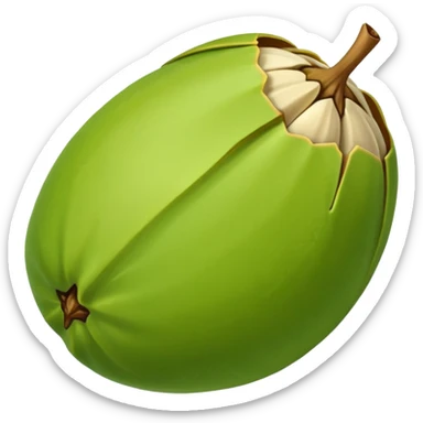 Create a pistachio emoji sticker