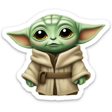 baby yoda sticker