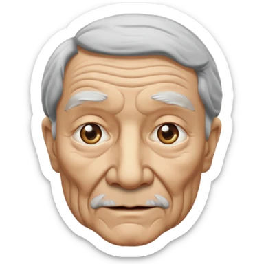 Wise Man B&W sticker