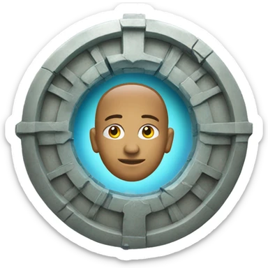 A stargate full of usd sticker