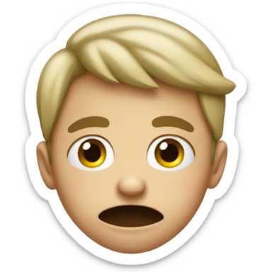 A Boy With mocos  sticker