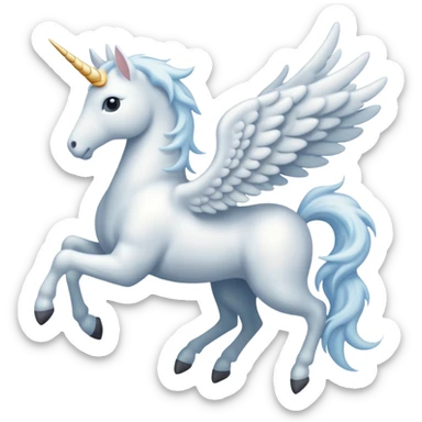 Pegasus made of  Cloud  sticker